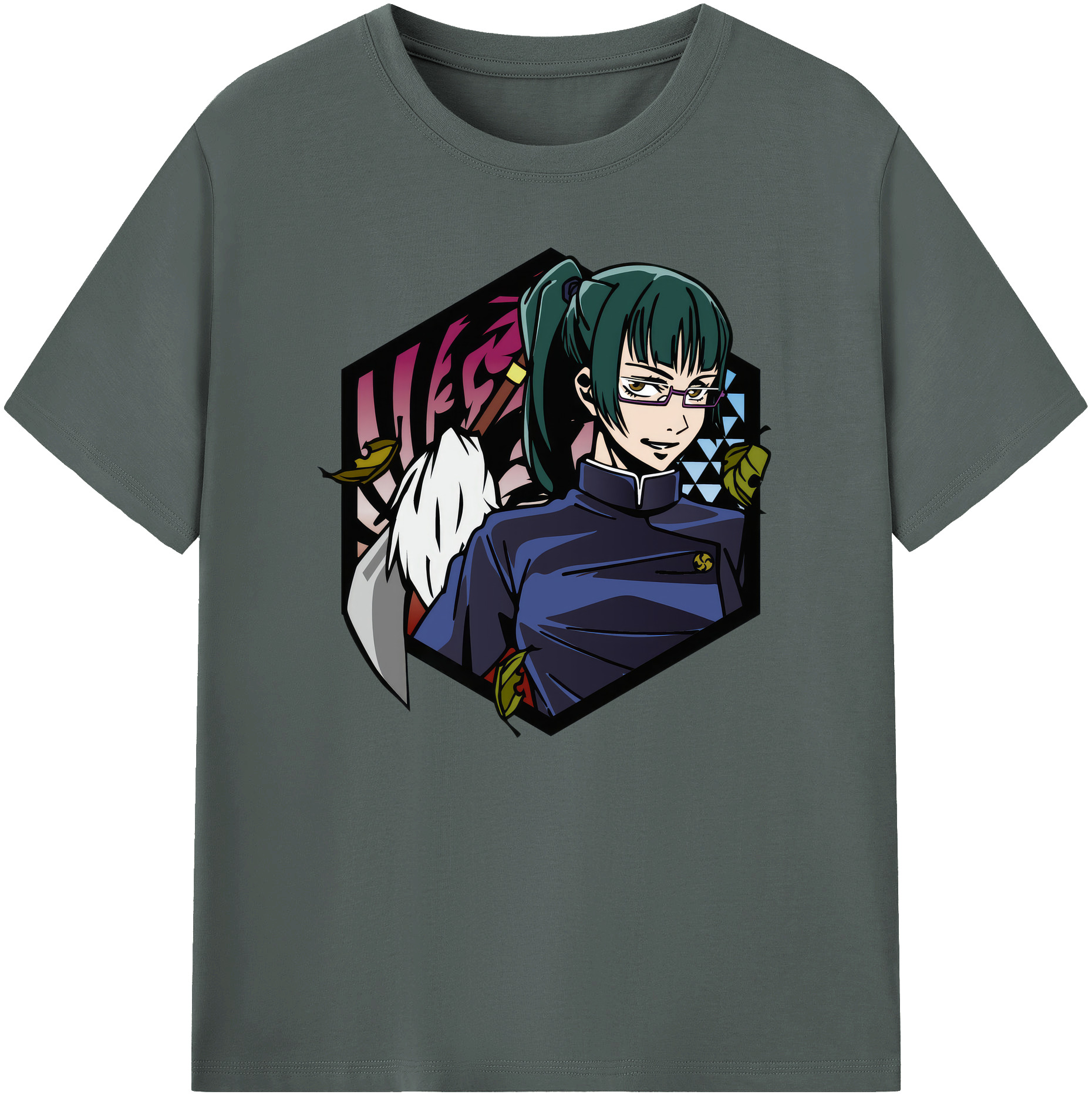 （画像用） 呪術廻戦 Jujutsu Kaisen 綿100％ メンズ半袖Tシャツ｜肌触りやわらか＆通気性